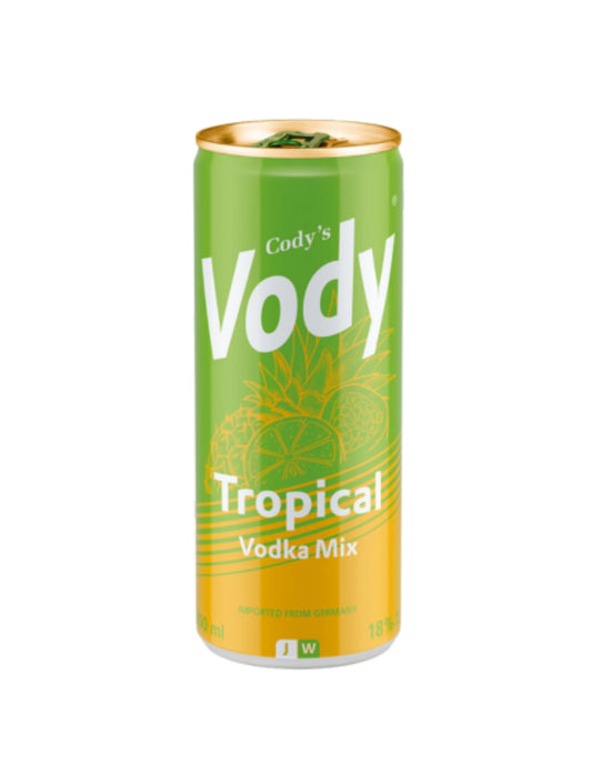 vody energy mix tropical 250ml 18%